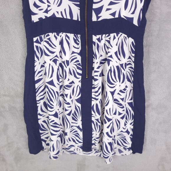 Lilly Pulitzer Irene Need My Shades Navy White Mini Dress Size 8 Strappy Preppy - Picture 7 of 13